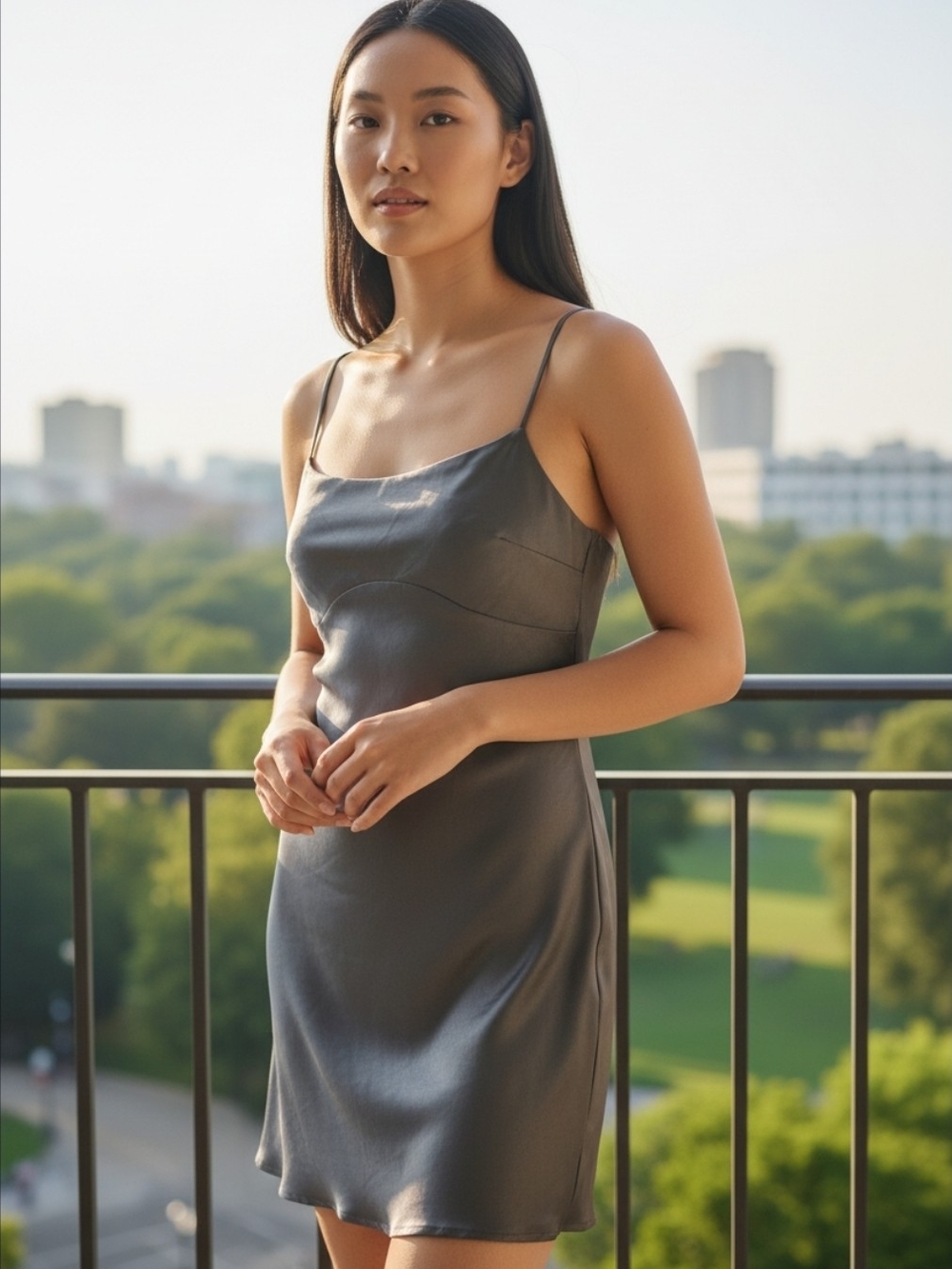 Black Sexy Princess Polly Satin Party Slip Mini Dress. NWT. Size 12.